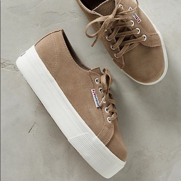 superga taupe platform
